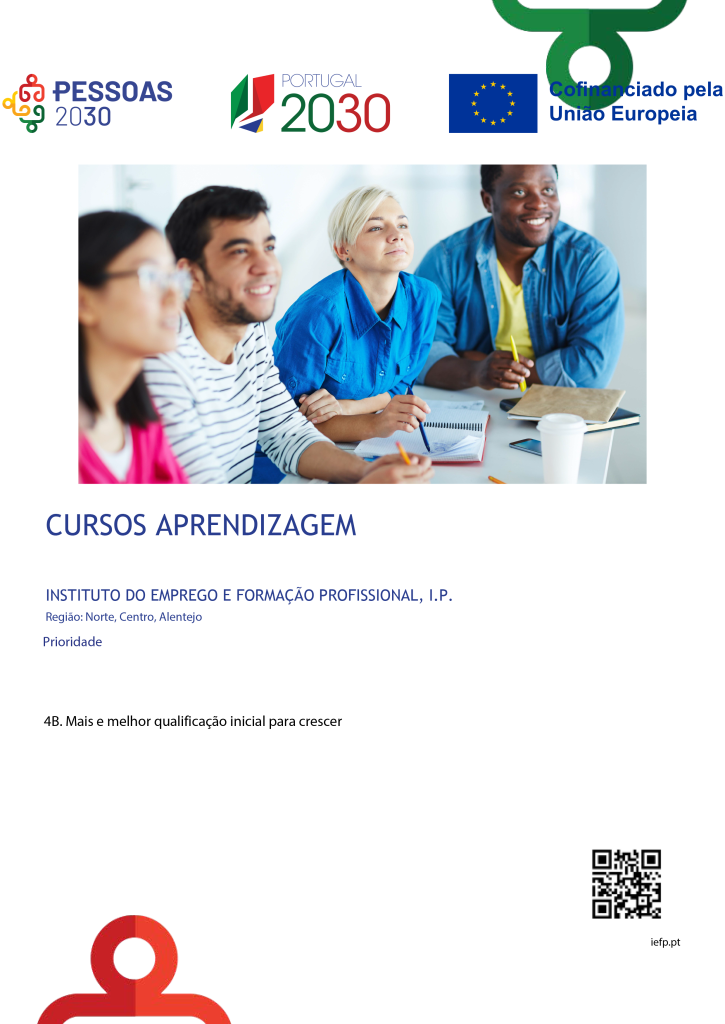 Cartaz dos Cursos de Aprendizagem IEFP 2026